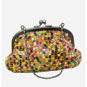 Sequin Multicolored Clutch